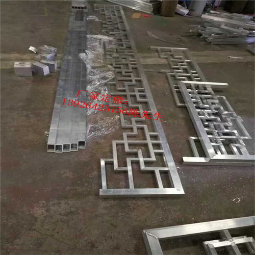 【仿古焊接屏風鋁方通柵欄金屬建筑裝修裝飾材料】-