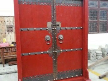 圖 新中式仿古大門老榆木雙開門仿古庭院木門進戶門 重慶建材